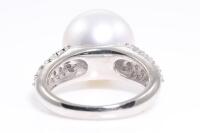 12.0mm South Sea Pearl & Diamond Ring - 4