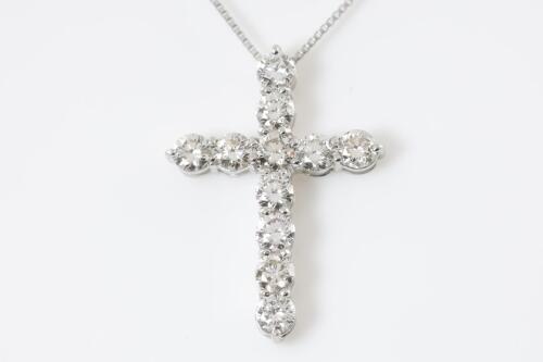 1.00ct Diamond Cross Pendant