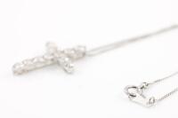 1.00ct Diamond Cross Pendant - 7