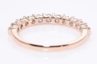 0.50ct Half Hoop Diamond Eternity Ring - 4