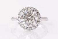 3.02ct Diamond Ring HRD K SI2