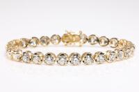 10.03ct Diamond Tennis Bracelet