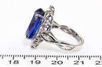 12.05ct Tanzanite and Diamond Ring - 6