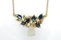 Givenchy Opal, Sapphire & Diamond Necklace