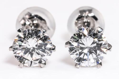 1.29ct Diamond Stud Earrings