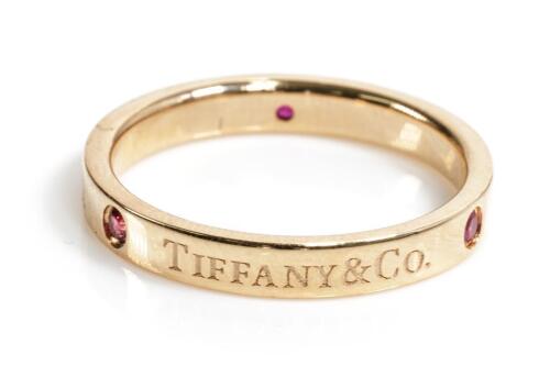 Tiffany & Co Band Ruby Ring