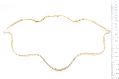 2.83ct Diamond Necklace 18ct Gold - 5