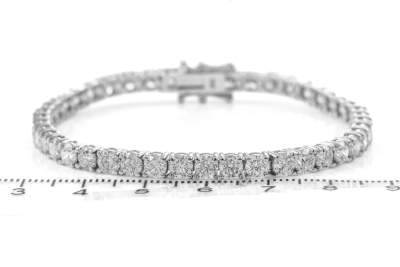 10.90ct Diamond Tennis Bracelet - 2