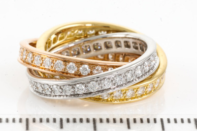 Cartier Trinity Diamond Ring - 4