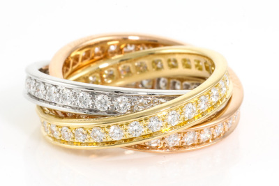 Cartier Trinity Diamond Ring - 6