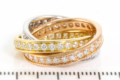 Cartier Trinity Diamond Ring - 2