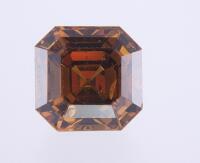 0.76ct Fancy Deep Orange-Brown GIA P1