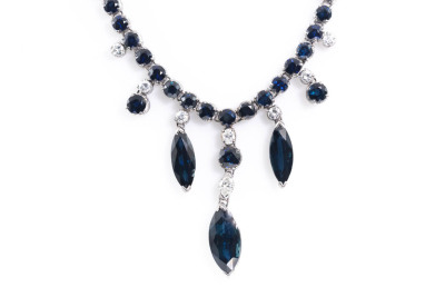 18.14ct Sapphire and Diamond Necklace