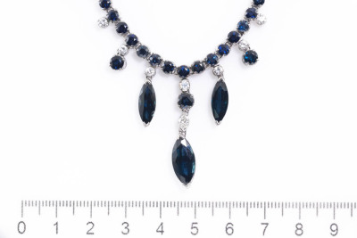 18.14ct Sapphire and Diamond Necklace - 2