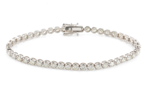 4.09ct Diamond Tennis Bracelet