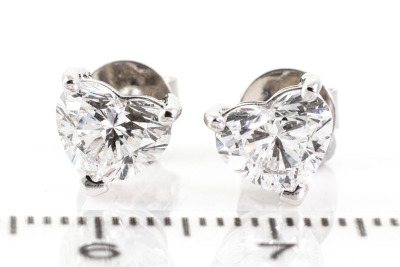 2.00ct Diamond Studs GIA D VS1 - 2