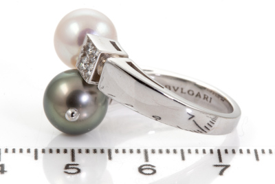 Bvlgari Lucia Pearl & Diamond Ring - 3