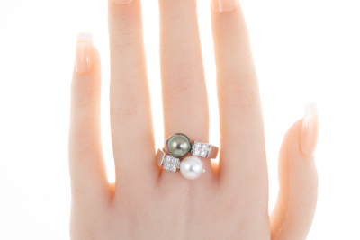 Bvlgari Lucia Pearl & Diamond Ring - 7