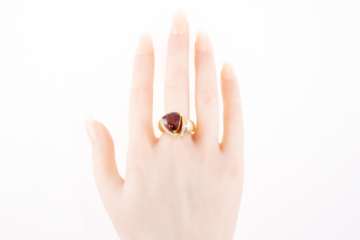 8.49ct Garnet and Diamond Ring - 7