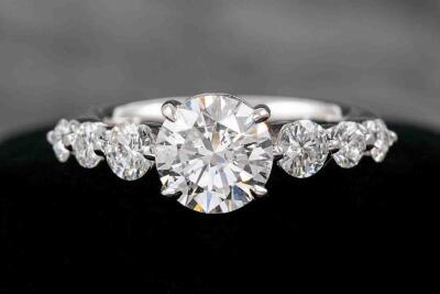 1.51ct Centre Diamond Ring GIA D SI2 - 9