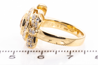 2.07ct Citrine & Diamond Ring - 3