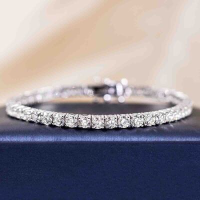 10.90ct Diamond Tennis Bracelet - 6