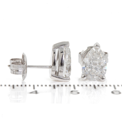 3.00ct Diamond Studs GIA E SI2 - 4