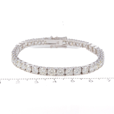 12.25ct Diamond Tennis Bracelet - 2