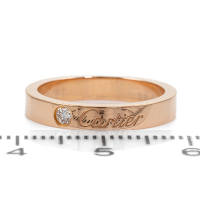 C De Cartier Diamond Wedding Ring - 3