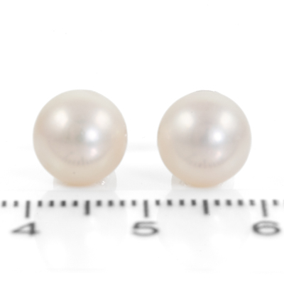 8.2mm Akoya Pearl Stud Earrings - 2