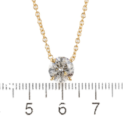 1.59ct Diamond Solitaire Pendant GSL - 2