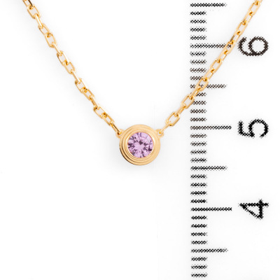 Cartier DAmour Necklace, Pink Sapphire - 3