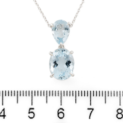 4.25ct Aquamarine Pendant - 2