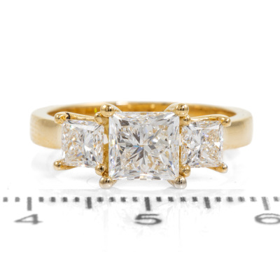 2.32ct Diamond Trilogy Ring GIA G SI2 - 2