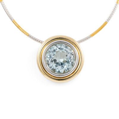 14.17ct Blue Topaz Pendant