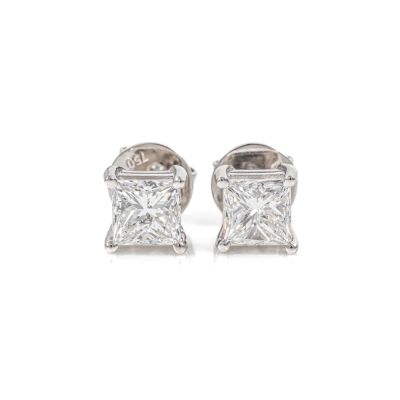 2.00ct Diamond Studs GIA E-F P1