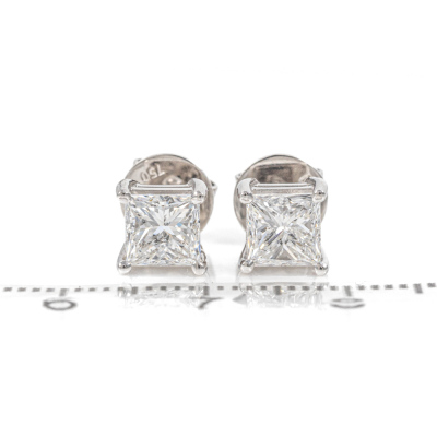 2.00ct Diamond Studs GIA E-F P1 - 2