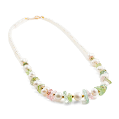 Pearl and Tourmaline Necklace - 5