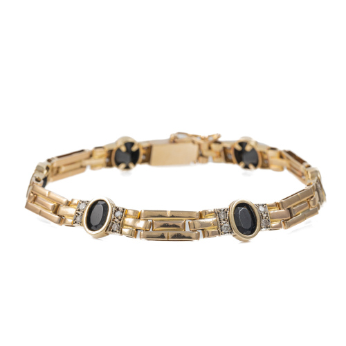 4.50ct Onyx and Diamond Bracelet