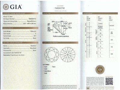 2.00ct Diamond Studs GIA G VS1, G VS2 - 3