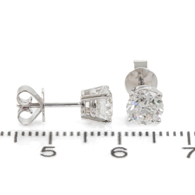 1.40ct Diamond Studs GIA D E SI1 - 4