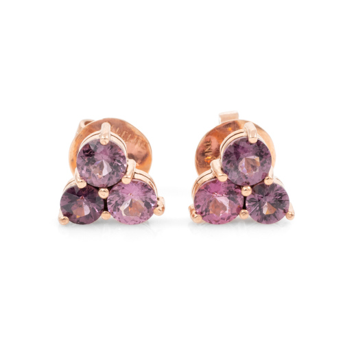 1.53ct Ceylon Spinel Earrings