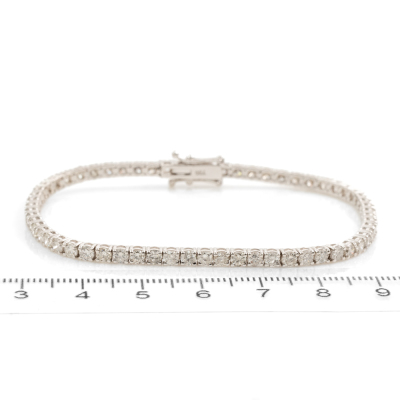 5.20ct Diamond tennis bracelet - 2