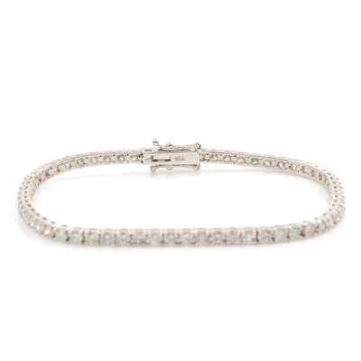 5.20ct Diamond tennis bracelet - 3