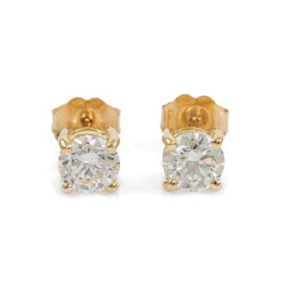 1.10ct Diamond Studs GIA G VVS1 H VVS2