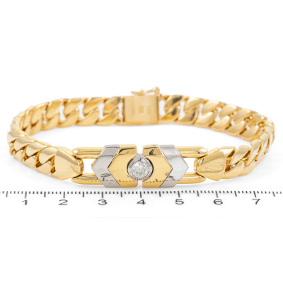 Diamond Bracelet, 60.6g Gold & Platinum - 2