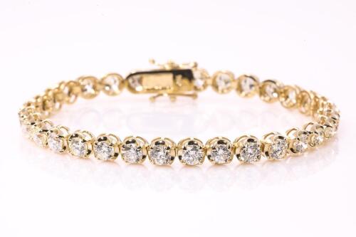 8.56ct Diamond Tennis Bracelet