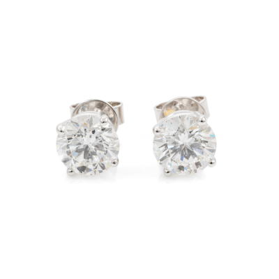 2.01ct Diamond Studs GIA EF P1