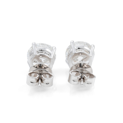 2.01ct Diamond Studs GIA EF P1 - 6