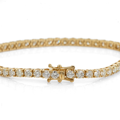 7.13ct Diamond Tennis Bracelet - 5